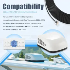 3106614.013 Fx-motor Air Conditioner Communication Cable Universal For Dometic Rv Heat #3 3106614.013 Fx-motor Air Conditioner Communication Cable Universal For Dometic Rv Heat #3
