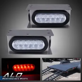 Alo595596 G-plus New Fit For Trailer/truck Led Steel Housing Box 6 Inch Oval Tail Light 2 Marker
