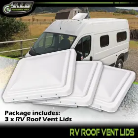 Alorv-003 G-plus Roof Camper Rv Trailer Top Vent Cover Lid Screen Replacement 14 X Inch 3 Pake