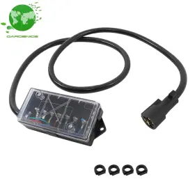 14706720 Gardenice Trailer Wiring Upgrade Kit With Junction Box And Rv Style Connector 6ft Cable 7 Way
