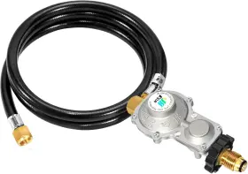 Ryqj113 Gassaf 5ft 2 Stage Propane Regulator With Hose 90 Degrees Rv Ryqj113 Gassaf 5ft 2 Stage Propane Regulator With Hose 90 Degrees Rv