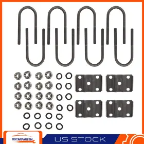 Gdcarpartsin Gd17890001car Trailer U Bolt Kit 6-1/4 Inch For 3500lbs 2-3/8 Round Axle 1/2 Diameter