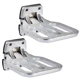 6.75x8.56in Gedlex Ac-11036580 2 Pack Chrome Folding Truck Step Heavy Duty Rv Trailer 6.75x8.56in Gedlex Ac-11036580 2 Pack Chrome Folding Truck Step Heavy Duty Rv Trailer