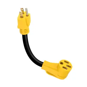 Ed-15m50f Geekstop 50a To 15a Rv Power Adapter Cord Plug Nema 14-50r 5-15p For Trailer Camper A16 #2