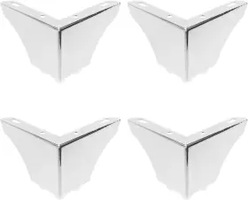 Zy10132030 Geesatis 3 Inch Table Legs Chrome Metal Sofa Cabinet B-3inch Silver Zy10132030 Geesatis 3 Inch Table Legs Chrome Metal Sofa Cabinet B-3inch Silver