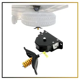Lc159056 Gledewen Spare Tire Hoist Winch Carrier Lift Assembly Without Ffset Cable Fit Motorhomes Truck