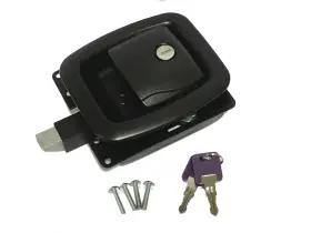 Global Link 192794101220 Rv Travel Trailer Versa Pro V Baggage Lock Black - Kencon