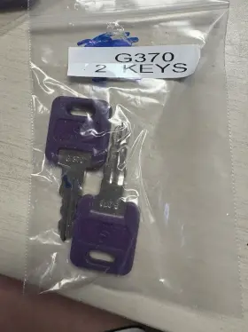 G370 Global Link Rv Camper Trailer Replacement Entry Lock Key Purple Precut Code