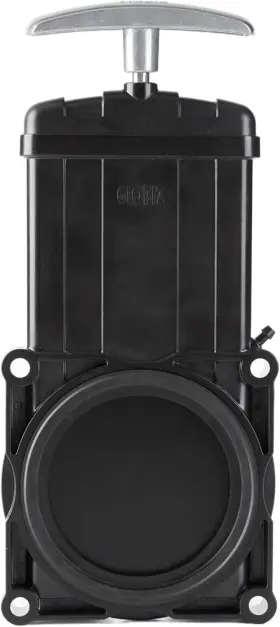 Globiz 786194195493 Standard 3 Inches Rv Waste Valve With Metal Handle Sewer 1 Pack Black
