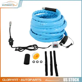Fts187sf0733 Gloryfit-autoparts 100ft Digital Display Heated Water Hose For Rv-45 Antifreeze 4.0 Upgraded