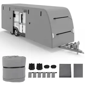 Gty1821re10184 Gloryfit-autoparts 20-22ft Nonwoven Fabric Travel Trailer Rv Cover New Upgraded 5 Layers