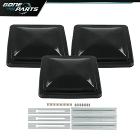 Goneparts-061305 Goneparts 14 Inch X Replacement Roof Vent Cover Camper Rv Trailer Ventline 3pcs Goneparts-061305 Goneparts 14 Inch X Replacement Roof Vent Cover Camper Rv Trailer Ventline 3pcs