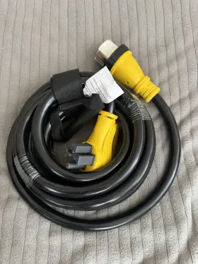 Gp854546dh Goodshepherd18 15-20 Ft50 Amp Rv Heavy Duty Extension Cord Power Supply Cable With Organizer