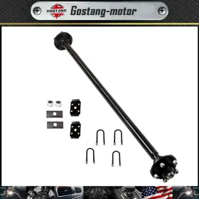 Gm1996752g Gostang New For 2000 Lb Trailer Axle 5 Lug-4.5ft 58ft Hub Face Pitch With U-bolt Kit Gm1996752g Gostang New For 2000 Lb Trailer Axle 5 Lug-4.5ft 58ft Hub Face Pitch With U-bolt Kit