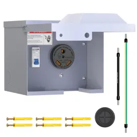 Wb30a01 Gravimorph 30a Nema Tt30r Lockable Weatherproof Rv Outlet Box With Breaker 125v Wb30a01 Gravimorph 30a Nema Tt30r Lockable Weatherproof Rv Outlet Box With Breaker 125v