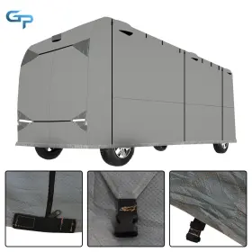 Gre135860 Greatparts For 33ft-37ft Class A Rv Camper Cover Waterproof Upgraded Extra-thick 6-ply
