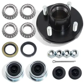 Lsqc0021 Grepspud 1 Set 4 On 4ftft Trailer Hub Kit For 2000 Lbs Inch Or 1-1/16 Straight Ax