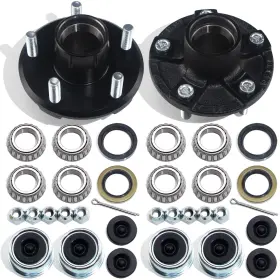 Lsqc00352 Grepspud 2sets 5 On 4.5ftft Trailer Hub Kits For 2000lbs 1ftft Or 1-1/16ftft Straig