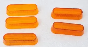 Gt-118 Grote 9015 2x And 3x Do-ray Amber Oval Clearance Marker Replacement Lenses #2