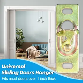 Td-gulfmew-243 Gulfmew 2 Packs Sliding Door Hanger Pocket Roller Assembly #2 Td-gulfmew-243 Gulfmew 2 Packs Sliding Door Hanger Pocket Roller Assembly #2
