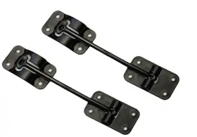 891-bl H. Bowes 721107846239 2 Pack Rv T Style Door Catch 6 Inch Latch Holder For Camper Trailer Black