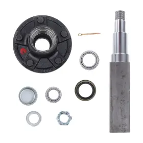 Happy19star Hp130503 For 3500lb Axle 5 On 5ft Trailer Hub Kit 11ft Square #84 Spindle With Bearing