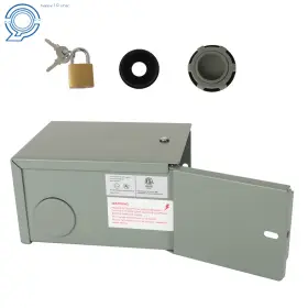 Hp83667 Happy19star 30a Rv Power Outlet Box Indoor/outdoor Nema 125/250 L5-30r Enclosed 3 Prong