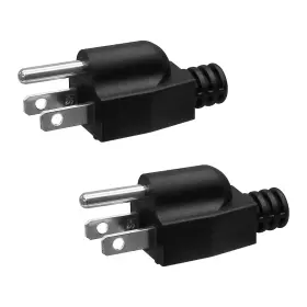 Zq20250528-102 Harskiyer 2pack Neutral Ground Bonding Plug Surge Protector For Rv Generators Black