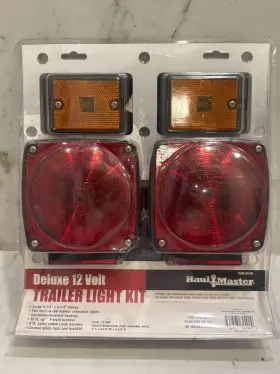 Haul Master 792363624909 Trailer Light Deluxe 12 Volt Kit Item 62490. New In Package