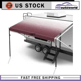 Hd178gs331df51 Hdautoworld 8ft Pink 19ft Outdoor Camper Pvc Fabric Rv Awning Hd178gs331df51 Hdautoworld 8ft Pink 19ft Outdoor Camper Pvc Fabric Rv Awning