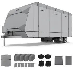 Htp182yuo9183 Hdautoworld 18ft-20ft Rv Cover Windproof Extra Thick Camper With Adhesive Repair Patches