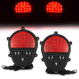 Hecasa Mo-3982 Led Brake Light Pair 5w 12v For Humvee M35 M998 Replacement 11639535 2pcs