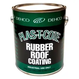 16-46128-4 Hengs Plas-t-cote 128 Oz. Fibered Epdm Rubber White Instant Roof Coating 16-46128-4 Hengs Plas-t-cote 128 Oz. Fibered Epdm Rubber White Instant Roof Coating