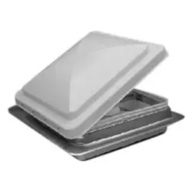 71112a-c2g1 Hengs - 14 Inch X Galvanized Metal Base Roof Vent With White