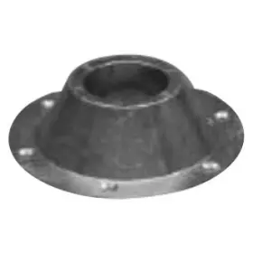 Hengs 811878013111 2-1/4 Round Chrome Surface Mount Table Leg Base