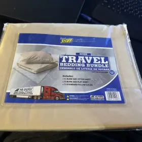 Hi Way Distributing 098974140563 Truck Stuff Tractor Trailer Bunk Bedding Fits Single Beige