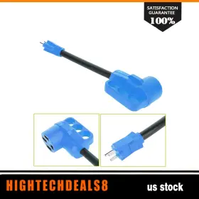 Hightechdeals8 Htc10939869a 15 Amp Male To 50 Female Adapter Rv Electrical Converter Cord Cable