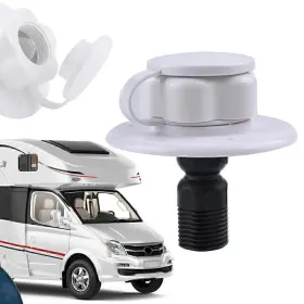 Hkseller-au 612038719207 Water Inlet Valve Hatch Gravity Fresh Fill For Car Rv Camper Trailer 19mm