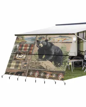P1749630534879889645hom Home L6 Rv Awning Sun Shade Screen 9ftx15.3ft Black Bear Sunscreen Retro Animal Fish Deer P1749630534879889645hom Home L6 Rv Awning Sun Shade Screen 9ftx15.3ft Black Bear Sunscreen Retro Animal Fish Deer