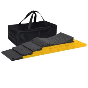 Homeon Wheels 770346808287 Heavyduty Rv Leveling Blocks 6pack 4 Black Pads And Ramp Homeon Wheels 770346808287 Heavyduty Rv Leveling Blocks 6pack 4 Black Pads And Ramp