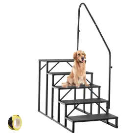 Fcbtgdkgdkhj7940c Homesupply 5 Steps Ladder Rv With Handrail Mobile Home Stairs For Travel Trailer Camper
