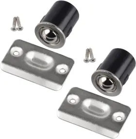 Dbc-001 Homotek 2 Pack Drive In Ball Catch With Strike Plate For Satin Nickle