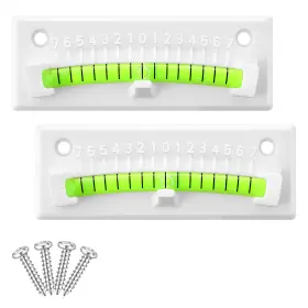 Yar-hooling-0997 Hooling Rv Level Bubble Graduated Scale Levels For Precision Leveling White