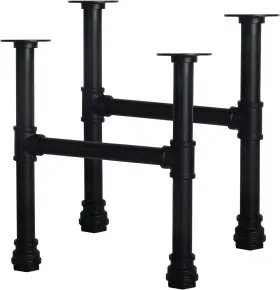 Houseaid 793869268864 16 Inch Industrial Pipe Legs Rustic Iron For Black