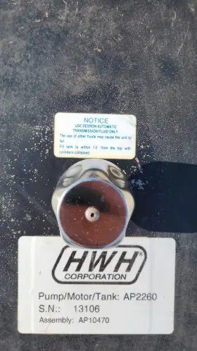 Ap10470 Hwh Ap2260 Pump/tank/motor Assembly Assbly