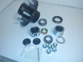 22017 Ibroprat 20017 Trailer 5 Lug Idler Hub Kit On 4.5 Inch 5x4.5 For 3500 Lbs Axle -