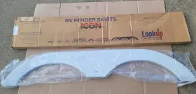 Fs774 Icon 01637 Tandem Axle Fender Skirt For Keystone - Polar White Fs774 Icon 01637 Tandem Axle Fender Skirt For Keystone - Polar White