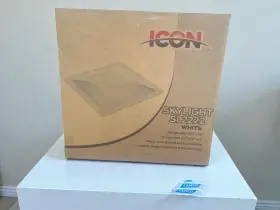 01857 Icon Rv Skylight Sl2222 - 22 X 4 White