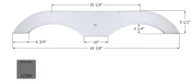 12390 Icon Tandem Axle Fender Skirts Rv