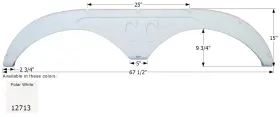 12713 Icon Fender Skirt Tandem Forest River 12713 Icon Fender Skirt Tandem Forest River